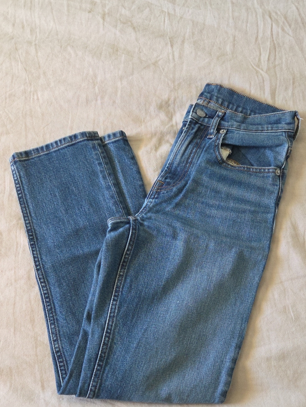 Everlane Women's Straight-Leg Jeans in Medium Blue